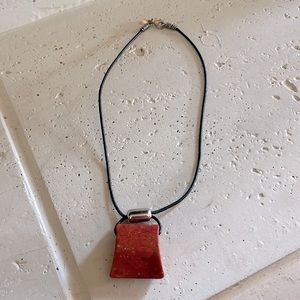 Silpada The Cardinal Rule Coral Necklace